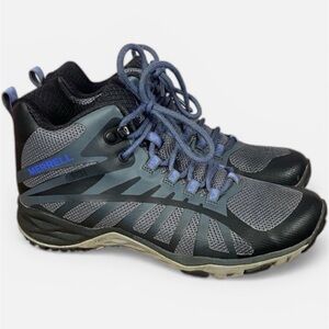 Merrell Women's Siren Edge Q2 Mid Waterproof Hiking Boots Shoes Sz 7.5